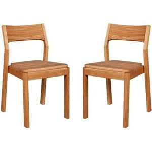 NADUVI Collection Set van 2 Lina eetkamerstoelen