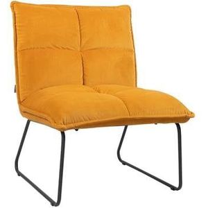 Bronx71 Velvet fauteuil Malaga okergeel