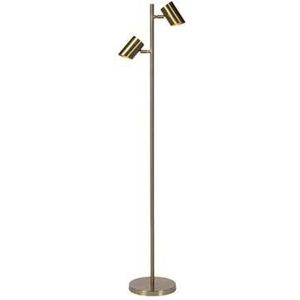 Atmooz Vloerlamp Kisoro Brons - Industriele Staande Lamp