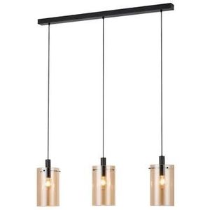 EGLO Polverara Hanglamp - 3 lichts - E27 - Zwart