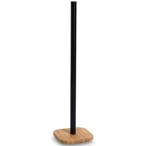 Zeller WC/Toiletrolhouder - bamboe hout - 46 x 12 cm - luxe kwaliteit