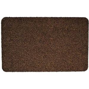 Veer Carpets - Wasbare Deurmat Aqua Stop 60 × 100 cm - Brown
