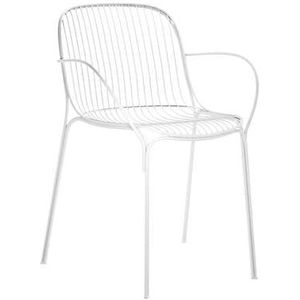 Kartell Hiray Tuinstoel met Armleuning - Wit