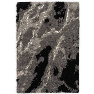 Hoogpolig vloerkleed Marble Artisan - grijs 200x300 cm