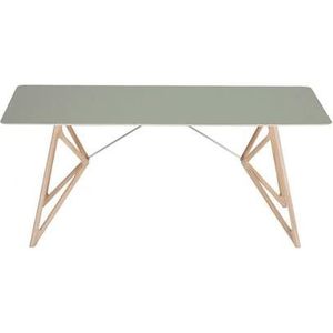 Gazzda Tink Tafel linoleum 180x90 whitewash Dark Olive