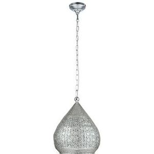 EGLO Melilla Hanglamp - E27 - Ø 33 cm - Zilver