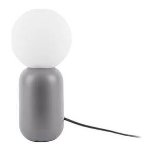 Leitmotiv - Table lamp Gala iron mouse grey w. glass ball