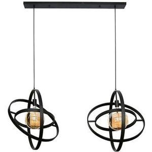 Fraaai Saturnus hanglamp 2L 125 cm metaal