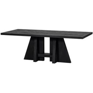 WOOOD Kean Eettafel - Mango - Zwart - 75x220x100
