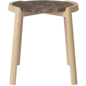 Bolia Mix Salontafel Small - Bruin / Marmer - Witgepigmenteerd Geolied Eiken