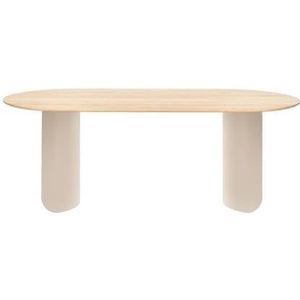 FÉST Plateau eettafel 200x90 sand eiken blad