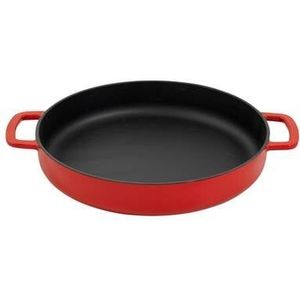 COMBEKK - Sous-Chef Koekenpan Dubbel Handvat 28CM - Rood