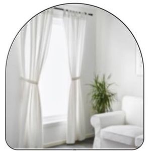 Umbra - Hubba Arched - Wandspiegel - Metallic Titanium