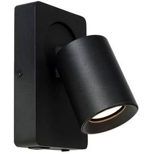 Lucide NIGEL Bedlamp 1xGU10 - Zwart