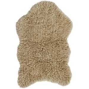 Woolable - Wollen Vloerkleed Woolly - Sheep Beige - 75 x 110 cm