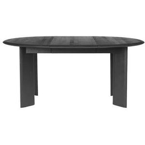 ferm LIVING Bevel Uitschuifbare Eettafel 117/167 x 117 cm - Zwart Eikenhout