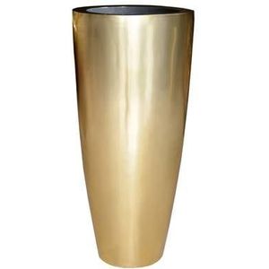 Vase The World - Kentucky - Bloempot - Goud - Fiberstone - 37 cm