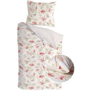 Walra Dekbedovertrek Spring Beauty Beige - 140x220 cm - 100% Satijn Katoen