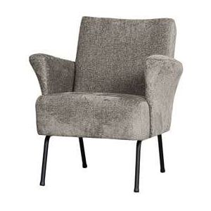 BePureHome Muse Fauteuil - Polyester - Taupe - 77x73x70