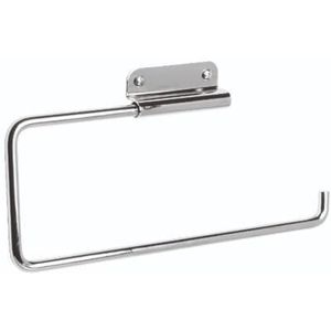 iDesign - Keukenrolhouder, 2.5 x 34.3 x 14 cm, Hangend, RVS, Zilver -