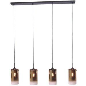 Vurna Jalama hanglamp glas goud 4L 120 cm