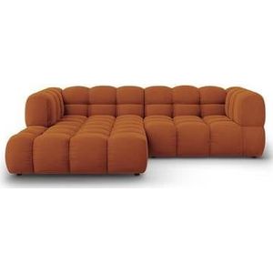 Cosmopolitan Design - Hoekbank Sky - Terra Cotta - Fluweel