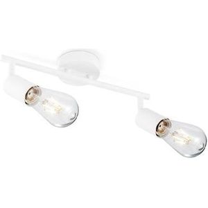 Home Sweet Home Opbouwspot Spy 2 - incl. dimbare LED lamp - wit