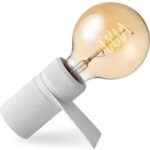 Home Sweet Home Tafellamp Matrix - Wit - 11|10.2|5.3cm - Bedlampje