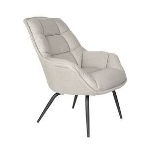 Giga Meubel - Fauteuil Comfortable Thomas Grijs - Stof