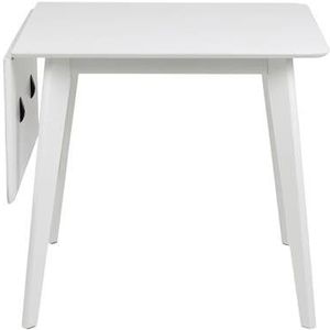 by fonQ basic Crow Eettafel Inklapbaar - 120 x 80 cm - Wit