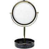 Beliani - SAVOIE - Make-up spiegel - Goud|Zwart - IJzer