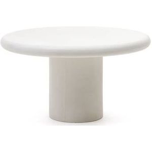 Kave Home - Ronde tafel Addaia van wit cement Ø140 cm