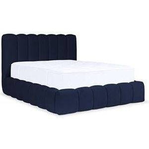 by fonQ Dawn Bedframe - 200 x 200 cm - Donkerblauw