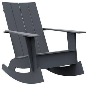 Loll Designs Adirondack schommelstoel chargoal grey