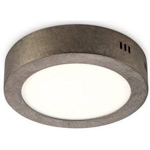 Home Sweet Home LED Plafondlamp Ska - Antraciet - Rond 17|17|3.6cm