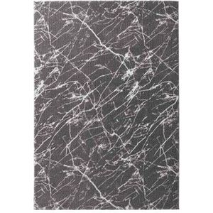Wasbaar vloerkleed Marmer - Chloé grijs/wit 140x200 cm