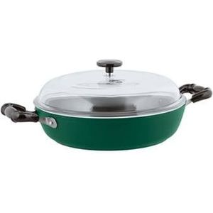 Sambonet Vintage Sauteerpan - Incl. Deksel - Aluminium - Ø28cm - Groen