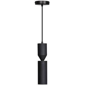 ETH Pencil Hanglamp zwart 2xGU10 ex.bulb H35cm + 200cm kabel