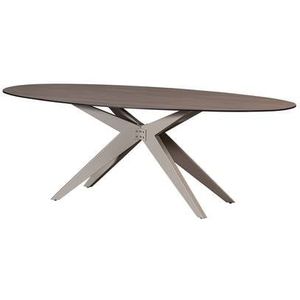 Exotan Eettafel Elk - Aluminium - Zand - 75x220x100