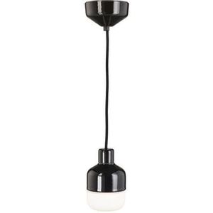Ifö Electric Ohm hanglamp 100|155 opaal glas IP44 Zwart