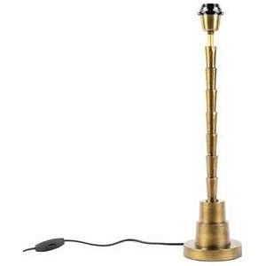 QAZQA Art Deco tafellamp brons zonder kap - Pisos
