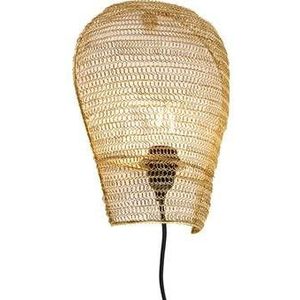QAZQA Oosterse wandlamp goud 35 cm - Nidum