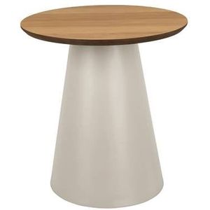 Giga Living - Salontafel Skagen - Naturel/Grijs - MDF/Metaal