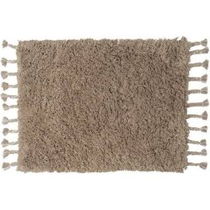 ferm LIVING Amass Long Pile Badmat - White Pepper