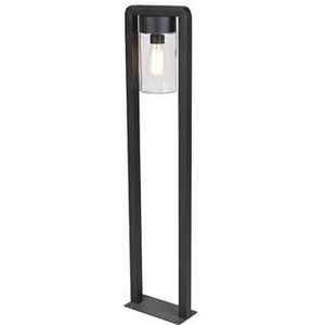 QAZQA jarra - Moderne Vloerlamp | Staande Lamp - 1 lichts - H 100 cm - Zwart - Buitenverlichting