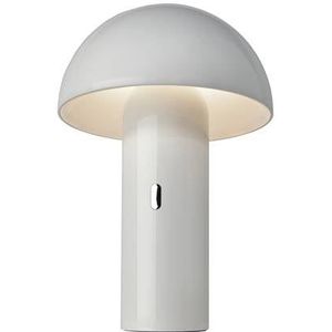 Sompex Svamp Tafellamp Wit 25cm oplaadbaar