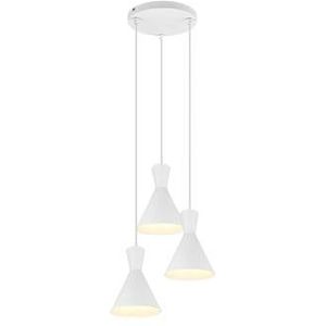 Trio Leuchten Enzo - Hanglamp - 3x E27 - Wit