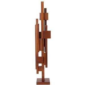HKliving Skyline Sculpture Ornament - Espresso M