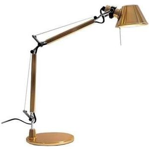 Artemide Tolomeo Micro bureaulamp retrofit goud