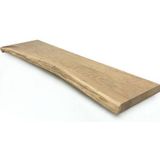 Woodbrothers Eiken plank massief boomstam 100x30cm